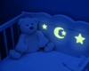 HERMA Leuchtaufkleber Herma Leuchtsticker Mond 3 Mond