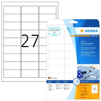 HERMA Namens-Etiketten 4511 63, 5 x 29, 6 mm weiß