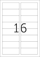 HERMA Namens-Etiketten 4515 88, 9 x 33, 8 mm weiß