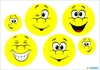 HERMA reflektierende Aufkleber Herma Reflektorsticker Face Smiley