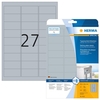 HERMA Typenschild-Etiketten Typenschild Etik.63, 5x29, 6 sil 63, 5 x 29, 6 mm Silber