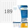 HERMA Universaletiketten 10001 25, 4 x 10, 0 mm weiß