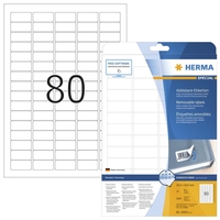 HERMA Universaletiketten 10003 35, 6 x 16, 9 mm weiß