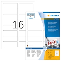 HERMA Universaletiketten 10303 88, 9 x 33, 8 mm weiß