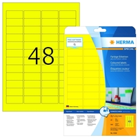 HERMA Universaletiketten 4366 45, 7 x 21, 2 mm Gelb
