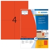 HERMA Universaletiketten 4397 105, 0 x 148, 0 mm Rot