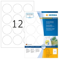 HERMA Universaletiketten 4477 60, 0 x 60, 0 mm weiß