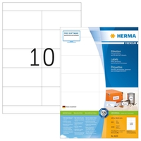 HERMA Universaletiketten 4629 105, 0 x 50, 8 mm weiß