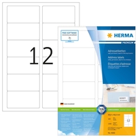 HERMA Universaletiketten 4666 88, 9 x 46, 6 mm weiß