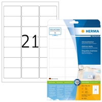 HERMA Universaletiketten 5029 63, 5 x 38, 1 mm weiß