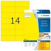 HERMA Universaletiketten 5058 105, 0 x 42, 3 mm Gelb