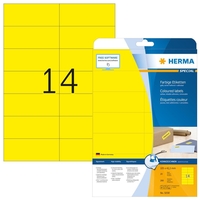 HERMA Universaletiketten 5058 105, 0 x 42, 3 mm Gelb