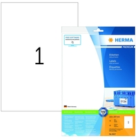 HERMA Universaletiketten 8637 210, 0 x 297, 0 mm weiß