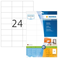 HERMA Universaletiketten 8644 70, 0 x 37, 0 mm weiß