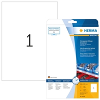 HERMA Wetterfeste Etiketten SPECIAL 210, 0 x 297, 0 mm weiß
