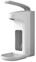 Holthaus Medical Desinfektionsspender Druckspender Armhbl.+Schale Kunststoff 0, 5 l weiß