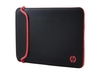 HP Notebook-Hülle 35.6 cm (14") Schwarz/Rot