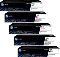 HP Original 117A Toner - 5er Multipack (2x W2070A,  W2071A,  W2073A,  W2072A)