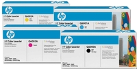 HP Original 124A Toner 4er Set schwarz,  cyan,  magenta,  gelb