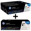 HP Original 125A Toner 5er Set schwarz (2),  cyan,  magenta,  gelb