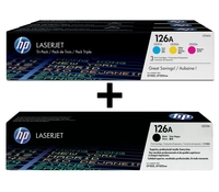 HP Original 126A Toner 4er Set schwarz,  cyan,  magenta,  gelb