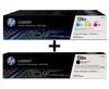 HP Original 126A Toner 5er Set - schwarz (2),  cyan,  magenta,  gelb