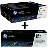 HP Original 128A Toner 4er Set schwarz,  cyan,  magenta,  gelb