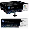 HP Original 128A Toner 5er Set - schwarz (2),  cyan,  magenta,  gelb