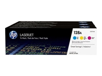 HP Original 128A Toner Tri-Pack cyan,  magenta,  gelb 1.300 Seiten (CF371AM)