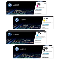 HP Original 203X Toner - 4er Multipack (CF540X,  CF543X,  CF541X,  CF542X)
