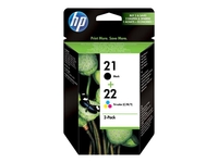 HP Original 21/22 Druckerpatronen Multipack C/M/Y/BK 360 Seiten (SD367AE445)