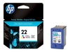 HP Original 22 Druckerpatrone cyan magenta gelb 165 Seiten 5ml (C9352AE301)