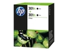 HP Original 301 Druckerpatronen - Doppelpack schwarz (D8J45AE)