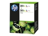 HP Original 301XL Druckerpatrone - Doppelpack cyan,  magenta,  gelb (D8J46AE)