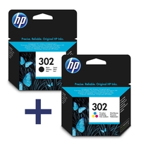 HP Original 302 Druckerpatronen - 2er Multipack (FU66AE + FU65AE)