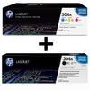 HP Original 304A Toner 4er Set schwarz,  cyan,  magenta,  gelb
