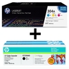 HP Original 304A Toner 5er Set - schwarz (2),  cyan,  magenta,  gelb