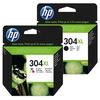 HP Original 304XL Druckerpatronen - Multipack (N9K08AE+N9K07A)