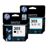 HP Original 305 Druckerpatronen - Multipack (3YM60AE + 3YM61AE)