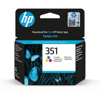 HP Original 351 Druckerpatrone cyan magenta gelb 170 Seiten 3, 5ml (CB337EE)