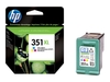 HP Original 351XL Druckerpatrone cyan magenta,  gelb (CB338EE)