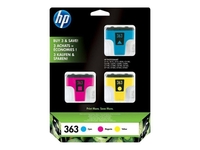 HP Original 363 Druckerpatronen Multipack C/M/Y (CB333EE)