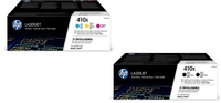 HP Original 410X Toner 2er Set schwarz + 3er Set C/M/Y