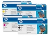 HP Original 504A Toner 4er Set
schwarz,  cyan,  magenta, 
gelb