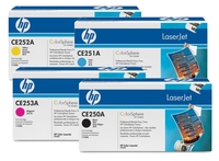 HP Original 504A Toner 4er Set schwarz,  cyan,  magenta,  gelb