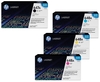 HP Original 647A/ 648A Toner 4er Set schwarz,  cyan,  magenta,  gelb