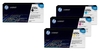 HP Original 650A Toner 4er Set schwarz,  cyan,  magenta,  gelb