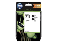 HP Original 711 Druckerpatrone - schwarz (P2V31A)