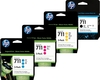 HP Original 711 Druckerpatronen - 10er Multipack (CZ134A,  CZ135A,  CZ136A,  CZ133A)
