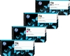 HP Original 728 Druckerpatronen - 4er Multipack (F9K17A,  F9K16A,  F9K15A,  F9J68A)